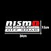Neumaxx Die Cut White NISM0 Decal Sticker Fit for Nissan Motorsports International Compatible for Nissan Off Road Frontier Side Truck Bed External Decoration Pick Up Car (White)