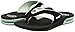 Reef Women's Fanning Sandal, Black/Mint, 8 M US