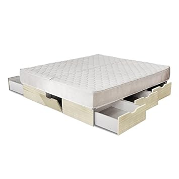 Bellvita Waterbed With Drawers Including Delivery Ash 180 Cm X