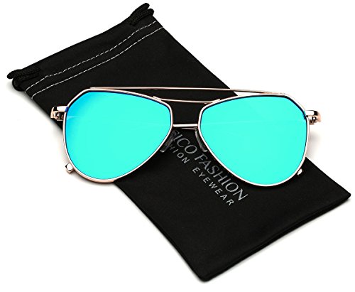 reflective bridge sunglasses