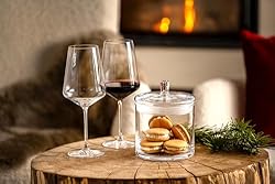 Leonardo Set 6 wine glass Puccini, clear, red