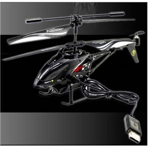 カメラ搭載の超かっこいいラジコンヘリが登場!!! ブラック・アイ ★ 動画撮影 暗視対応