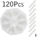 Gracefulvara 120Pcs Ingrown Toenail Straightening Clip Curved Brace Toenails Correction Tool,Style 1