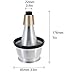 LotFancy Adjustable Cup Trumpet Mute, Aluminum Trumpet Muffler for Jazz, Trumpet Silencer for Brass
