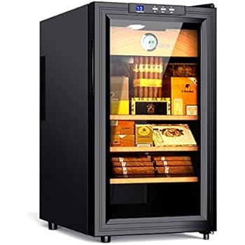 Audew Cigar Cooler Humidor Spanish Cedar Wood 300 Capacity