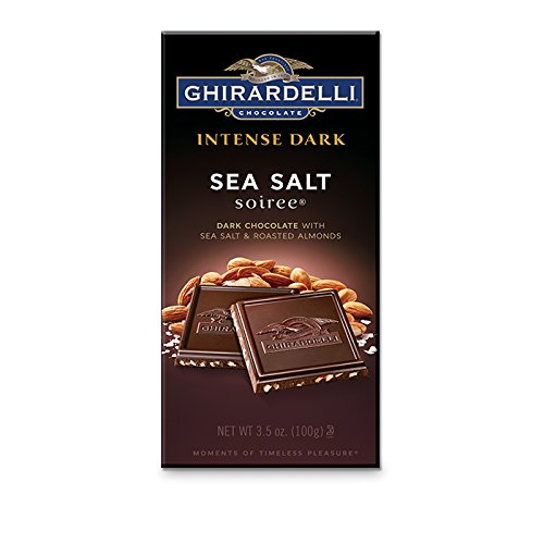 Ghirardelli Dark Chocolate Sea Salt Roasted Almond Bar