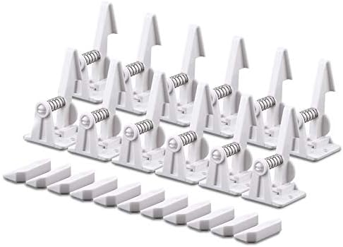 أقفال خزانة الأطفال الآمنة أقفال خزانة مغناطيسية لسلامة الأطفال نظام إغلاق عالي التحمل لدعم أبواب أدراج الخزائن والمطبخ مع لاصق 3m الأدوات غير مطلوبة Amazon Ae