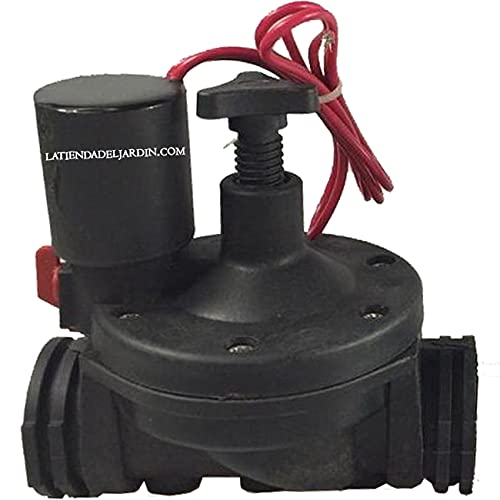 Suinga Automatic Irrigation Equipment, Electric Valve 1 inch 24 V 32 mm with Flow Regulator for Programmers Electric Irrigation of Any Brand