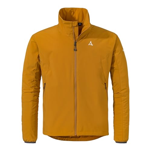 Schöffel Herren Ins Jacket Style Salza MNS, funktionale Fahrrad Regenjacke mit 4-Wege-Stretch, MTB Jacke mit vorgeformter Passform und Belüftungsöffnungen, chai, 50 thumbnail 1