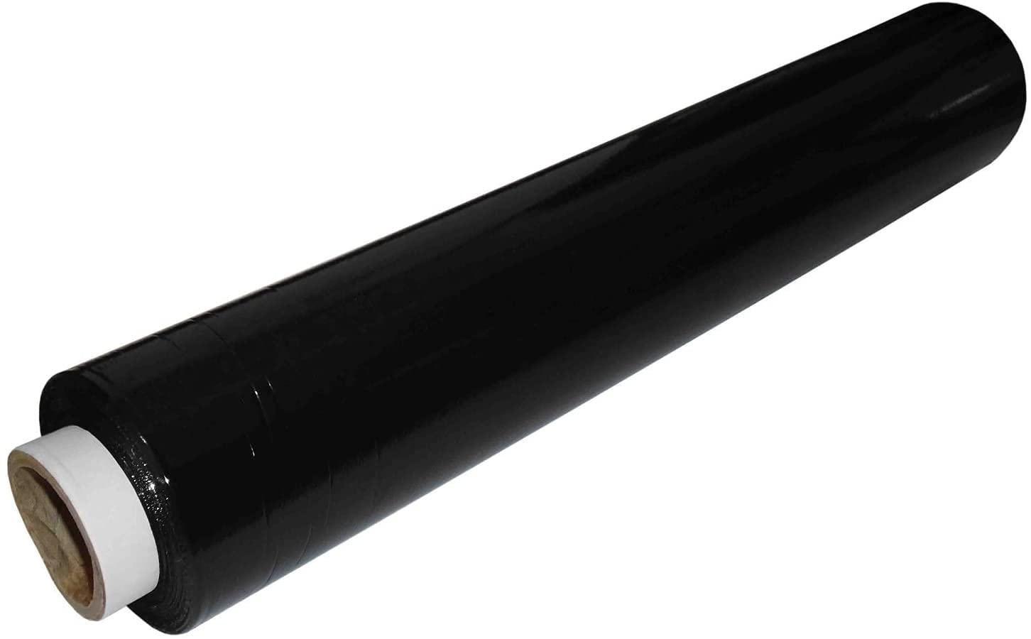 Black Strong Pallet Wrap Stretch Wrap Shrink Cast Parcel Packing Cling Film Wrap 400mm Wide 150m 17micron Long for Wrapping Pallets, Moving House, Storage and Wrapping Parcels (2 Rolls)