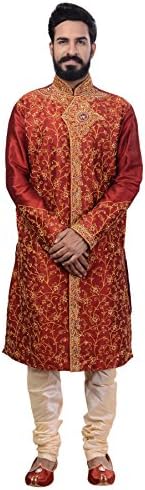 Rajwada Men's Ethnic Indian Designer Kurta 2pc Suit