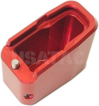 Taran Tactical Glock 43 +3 Base Pad - With 10% Spring (Red)