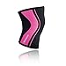 Rehband Rx Knee Sleeve 7mm - Black/Pink - Medium - 1 Sleeve