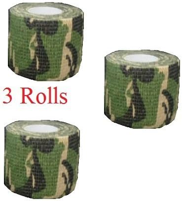 Protective Camouflage Camo Fabric Wrap (3 Rolls)