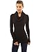 PattyBoutik Women's Crew Neck with Infinity Scarf Sweater