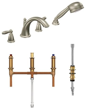 Moen T924bn 9796 Brantford Two Handle Low Arc Roman Tub Faucet And