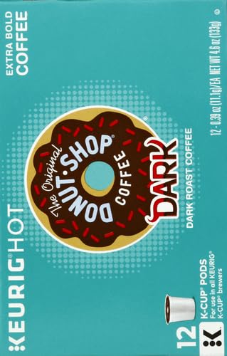 THE ORIGINAL DONUT SHOP DARK KEURIG SINGLE-SERVE K-CUP PODS, DARK ROAST COFFEE, 72 COUNT