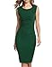 ANGVNS Stylish Women Casual Sleeveless High Waist Knee-Length Party Dress