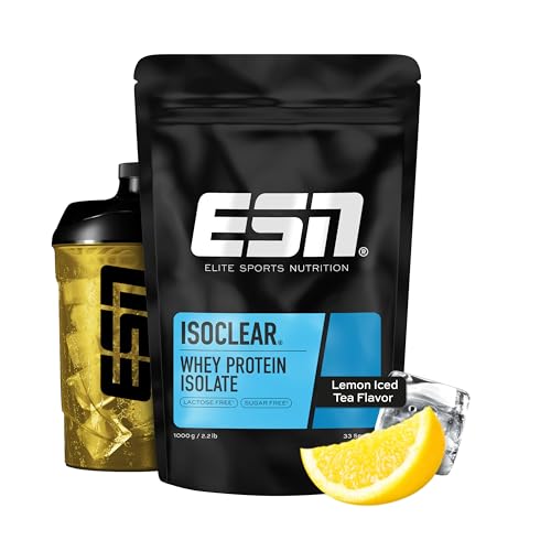 ESN ISOCLEAR Whey Isolate, Tè freddo al limone, 1000 g