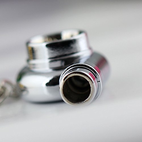 Maycom Creative Spinning New Chrome Polished Silver Turbo Turbocharger Keychain Key Chain Ring Keyring Keyfob,make Whistle Sound - Thumbnail 4