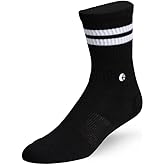 Ethika Women's Crew Sock | White Stripe