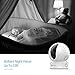 EZVIZ Security Camera 1080P, IP Dome Pan/Tilt Surveillance, Night Vision, Auto Motion Tracking, Pet Baby Monitor, Two Way Audio, Compatible with Alexa and Google(CTQ6C-WH)