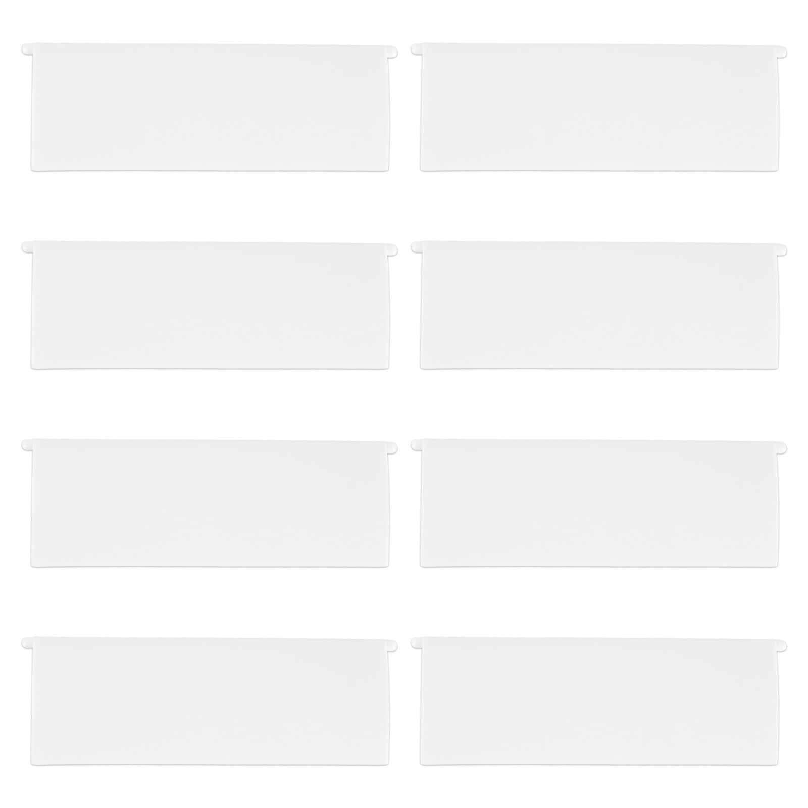 Photo 1 of 8pcs Flap Replacements for 4 inch Dryer Vent, Plastic Durable Waterproof Outdoor Dryer Exhaust Vent Cover Panel House Outside Louvers Flapper Replacement for Easy Installation (White)