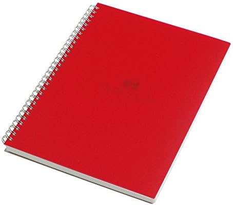 etranger di costarica double ring notebook TRANSPARENCY Red B5 SNY-B5-62