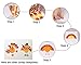 52pcs Thanksgiving Crafts for Kids, Make-A-Turkey Stickers Party Games/Favors/Supplies(Small Size)