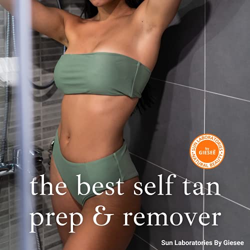 Sun Labs Exfoliating Gloves for Tan Removal 8 Body Exfoliator Gloves