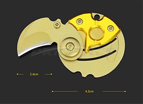 Creative Coin-shape Knife EDC Folding Pocket Knife Keychain Stainless Steel Blade EDC Multitool Collection - Gift Ideas For Employees and Boy Scouts (5 Pcs)