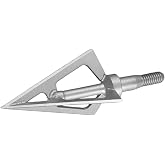 Snuffer SS Stainless Steel 3 Blade Arrow Broadhead (Pack of 3), 125-Grain