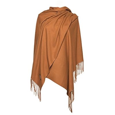 Women Pure Color Tassels Warm Cozy Scarves Winter Oversized Blanket Scarf Fall Shawl for Unisex