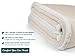 PAVILIA Sherpa Fleece Throw Blanket for Couch, Cream Beige, Plush Soft Fuzzy Sofa Blanket, Cozy Reversible Winter Throw for Women Men, 50x60 Inches