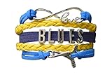 St. Louis Blues Bracelet, St. Louis Blues Jewelry, Hockey Bracelet, NHL Bracelet
