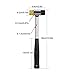 Qiilu PDR Tools Dent Ding Hammer 9 Heads Tap Down Kit Knockdown Tool Paintless Hail Removal