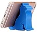 Plinrise Mini Cat Shape Cute Cell Phone Mounts Phone Stand Candy Color Creative Material of ABS, for Phone(Blue)