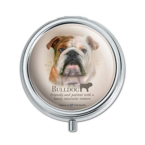 Bulldog Dog Breed Pill Case Trinket Gift Box