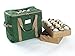 Covermates Keepsakes Adjustable Ornament Storage Bag, Carrying Handles, Padded Protection - Holiday Storage, Green