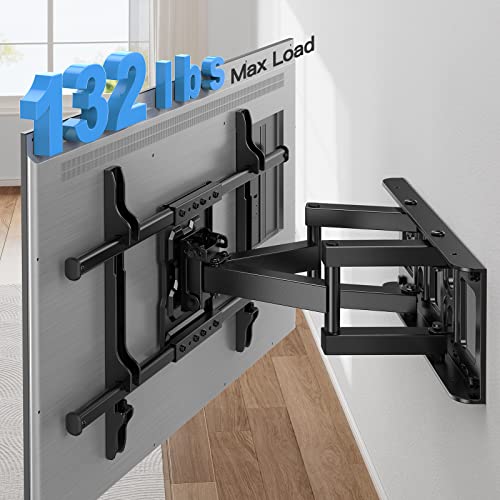 Pipishell TV Wall Mount Full Motion for Most 3775 Inch LED LCD OLED TVs, Wall Bracket TV Mount