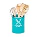 Kitchen Utensil Holder by Dolcer Life | Kitchen Design - Utensil Crock - Kitchenware | Make your life sweeter. | Turquoise