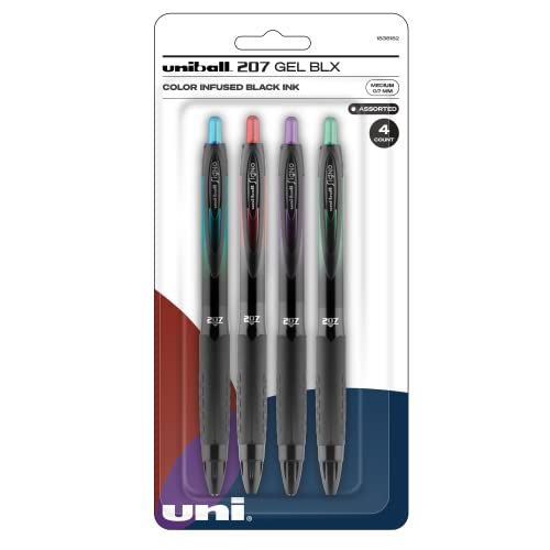 uniball 207 BLX Infusion Retractable Gel Pens, Medium Point (0.7mm