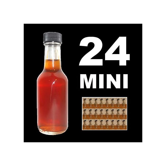 Buy SHOOTERS!!! 24 PACK GLASS MINI BAR LIQUOR BOTTLES 50ml WITH BLACK