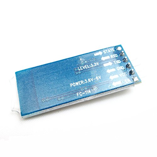 HiLetgo HC-06 RS232 Wireless Serial Bluetooth Slave Wireless Bluetooth Transeiver RF Transceiver Module 4 Pin for Arduino