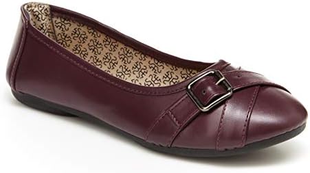 Harborsides Grape Women Comfort Flats - Memory Foam Insole, Flex A Lite Outsole