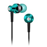 Earphone, iRAG® RLaB EXT3000A Premium Earbud with Volume Slider & Microphone Stereo, Noise Isolating Headphone Headset - Made for iPhone | iPod | iPad | Android Smartphone | MP3 Player | Tablet | Laptop | Macbook (Green/Black)