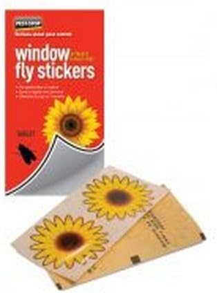 Pest Stop Window Fly Stickers (Pack Of 4) (One Size) (May Vary)