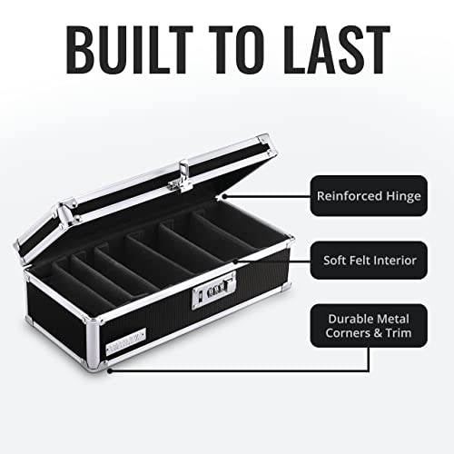 Vaultz Locking Medicine Storage Box with Combination Lock, 3.75" x 11.