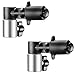 NEEWER 2 Pack Reflector Holder Backdrop Clamp, Sturdy Aluminum Alloy Photography Reflector Disc Holding Positioning Clamp Mount Adapter for Light Stand with 5/8