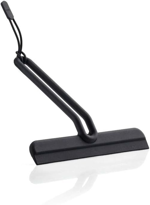 Zone Denmark, A-Wiper Silicone and Steel Shower Squeegee, 19.4 x 20 cm, Black
